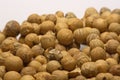 Close up of white pepper a background. Royalty Free Stock Photo