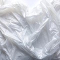 White plastic bag texture background close up Royalty Free Stock Photo