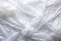 White plastic bag texture background close up Royalty Free Stock Photo