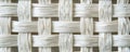 Close-up of white plastic wicker weave Royalty Free Stock Photo