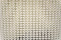 Close up white plastic woven texture background Royalty Free Stock Photo