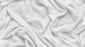 Close up of a white, pleated fabric texture with soft, crinkled folds SEAMLESS PATTERN Royalty Free Stock Photo