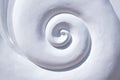 Close up White spiral wall abstract background Royalty Free Stock Photo