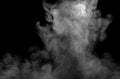 Close-up of white steam, fog or smoke effect. Royalty Free Stock Photo