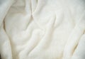 Close-up white texture of crumpled towels for background. the cloth