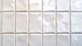 A close up of a white tiled wall with a lot of white tiles Royalty Free Stock Photo