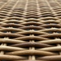 Close-up of a wicker pattern featuring Royalty Free Stock Photo
