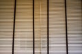 Close up of window blinds / windows jalousie / Venetian blinds / window shades