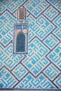 close up of a window with islamic geometric design, islamic arabesque, seamless pattern. Royalty Free Stock Photo