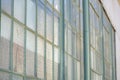 Close-up of a window pane in San Francisco, California