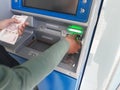 Withdraw money from ATMs