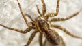 Close up of a wolf spider Royalty Free Stock Photo