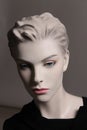 Close up on A woman`s doll - mannequin