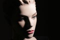 Close up on A woman`s doll - mannequin