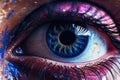 close-up of a womans eye Royalty Free Stock Photo