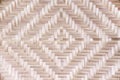 Wood bamboo mat old woven texture with hamper seamless patterns on light brown abstract background Royalty Free Stock Photo