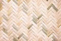 Wood bamboo weaving texture  seamless patterns abstract background Royalty Free Stock Photo