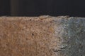 Close-up of a wood briquettes, pressed sawdust Royalty Free Stock Photo