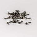 Set of industrial screws Royalty Free Stock Photo