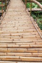 Wood walk way patterns background in farm Royalty Free Stock Photo