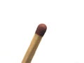 Wooden match stick on white background Royalty Free Stock Photo