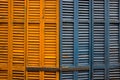 Colourful shutters Royalty Free Stock Photo