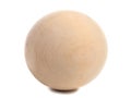 Close up of wooden sphere. Royalty Free Stock Photo