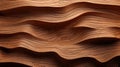 Close-up of Wooden Surface With Wavy Lines Royalty Free Stock Photo