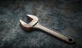 Rusty Adjustable Wrench Royalty Free Stock Photo