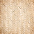 The close up woven bamboo pattern background Royalty Free Stock Photo