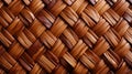 A close up of a woven basket