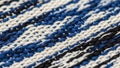 Abstract Blue, White, and Black Woven Texture Royalty Free Stock Photo