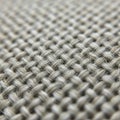 Close up of a woven fabric showcasing a tight interlocking pattern Royalty Free Stock Photo