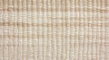 Close-up of Woven Natural Fiber Textile Texture, Featuring Vertical Patterns Royalty Free Stock Photo