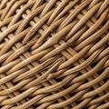 Close-up of a woven wicker pattern, Royalty Free Stock Photo