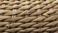 Closeup of Woven Wicker Texture Pattern Royalty Free Stock Photo