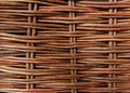 Close Up Of Woven Willow Fence