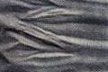 close up of wrinkle effect on jeans Royalty Free Stock Photo