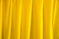Close up Yellow corduroy fabric abstract texture background Royalty Free Stock Photo