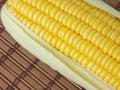 close-up yellow corn Royalty Free Stock Photo