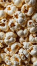 Close-up of yellow popcorn kernels in their natural state, unpopped and raw Royalty Free Stock Photo