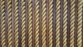 Close up yellow rough rope for texture Backgroud