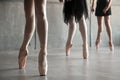 Close-up of a young ballet
