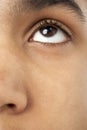 Close-Up Of Young Boy's Eye Royalty Free Stock Photo