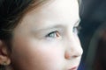Close up of a young child& x27;s eyes Royalty Free Stock Photo