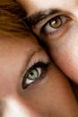 Close-up of a young couple Royalty Free Stock Photo