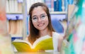 Close up Young Girl Students with School Folders