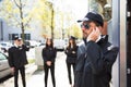 Close-up Of A Young Male Security Guard