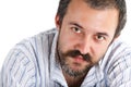 Close-up of young man with beard