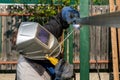 young man welder Royalty Free Stock Photo